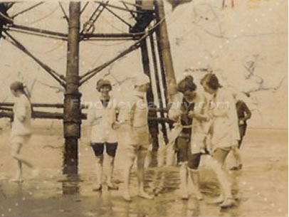 PADDLING AT THE BASE OF CHAPMAN LIGHT HOUSE, CANVEY ISLAND