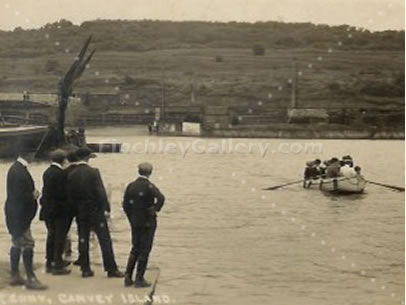 POSTCARD OF THE FERRY, CANVEY ISLAND c1915 