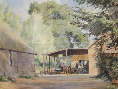 CANOE BUILDING, PROUT'S BOATYARD, SMALL GAINS, CANVEY ISLAND, 1952