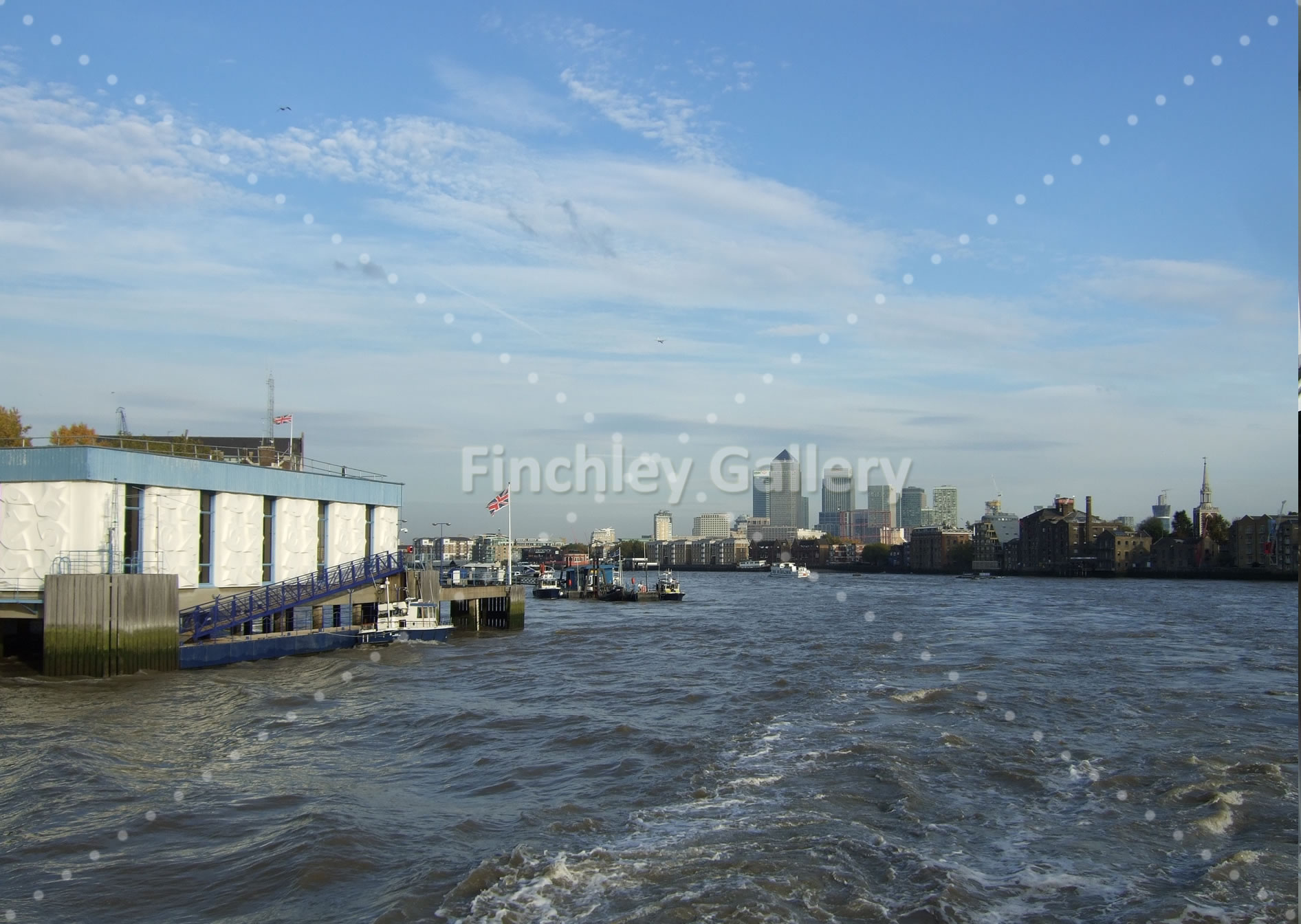 Canary Wharf from Wapping