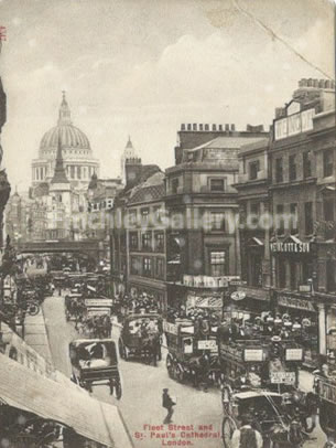 Fleet Street and St. Paul's Cathedral