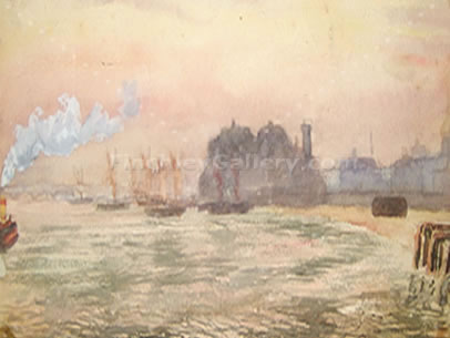 LOTS ROAD WHARF, CHELSEA, 1902