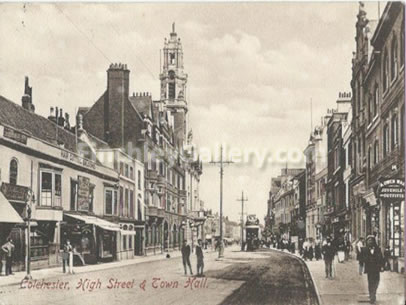 Colchester High Street and Town Hall, Essex