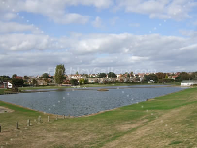 THE POND NEAR THE BEACH IN DOVERCOURT IN 2009