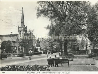 Ballards Lane and Methodist Church, Finchley