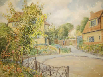 OUTSIDE ARTIST'S HOUSE, VALLEY AVENUE, FINCHLEY