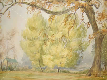 THE TWO GOLDEN POPLARS, FRIARY PARK, FINCHLEY