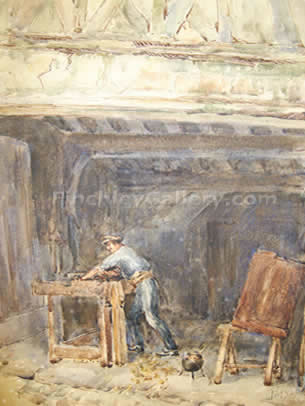 CARPENTER'S SHOP, CAUDEBEC, FRANCE