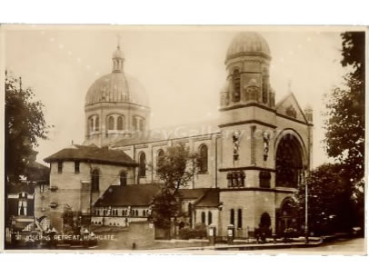 POSTCARD OF ST. JOSEPH'S, HIGHGATE HILL 