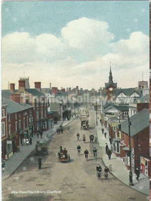 View from Free Library, Stafford