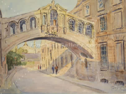 HERTFORD COLLEGE BRIDGE, OXFORD, 1941