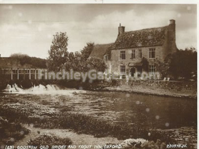 Godstow Old Bridge and the Trout Inn Oxford