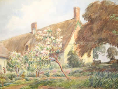 OLD THATCHED COTTAGE, IFFLEY, 1940