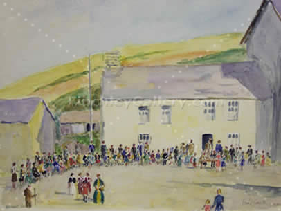 STREET PARTY, TREGARON, WALES