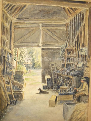 IN THE WOOD SHED, PENTRE, TREGARON